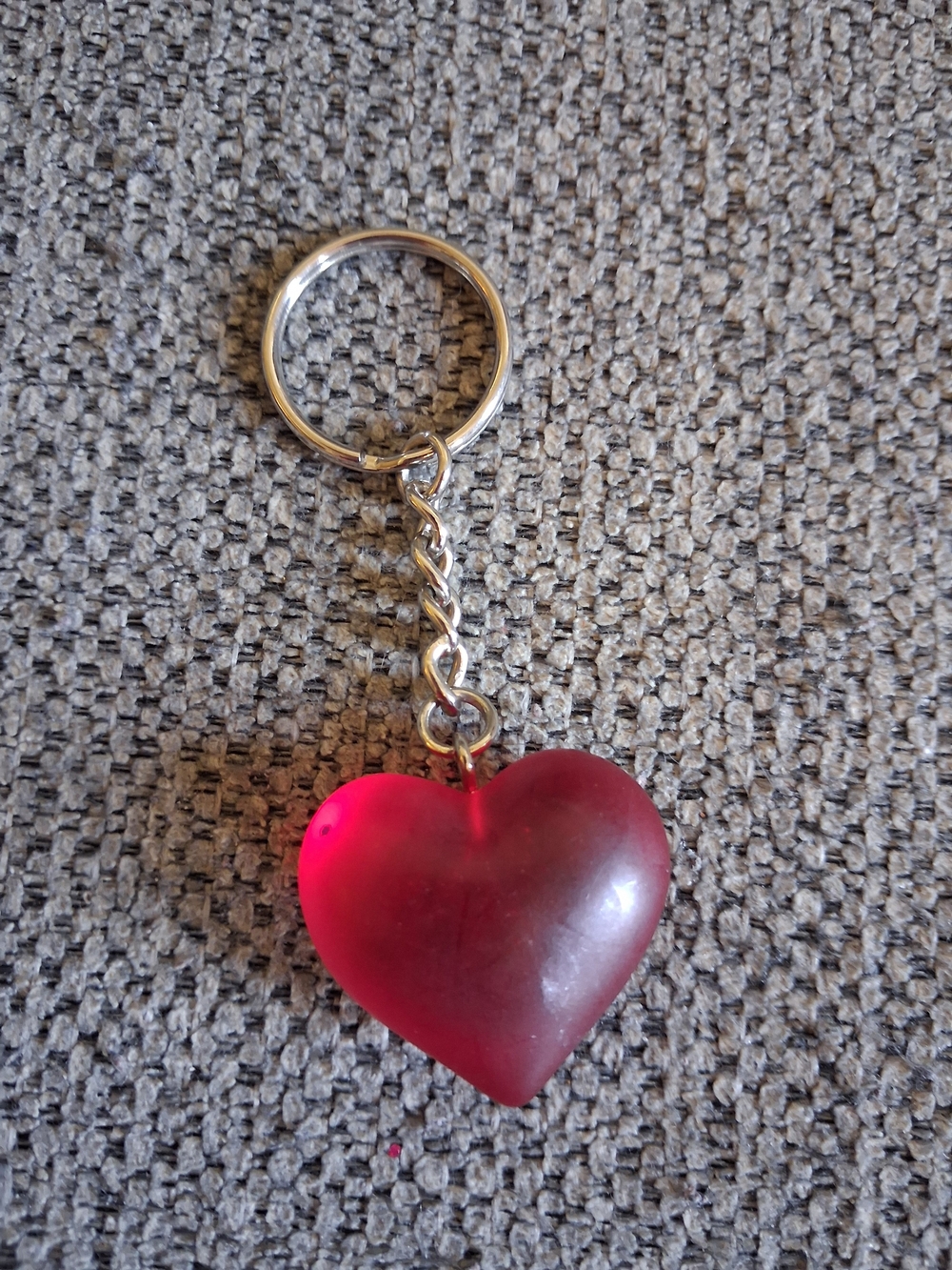 Heart Keychain Pendant in Red - Unbranded